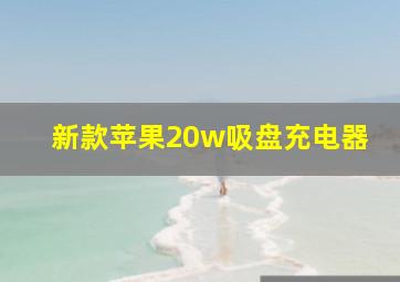 新款苹果20w吸盘充电器