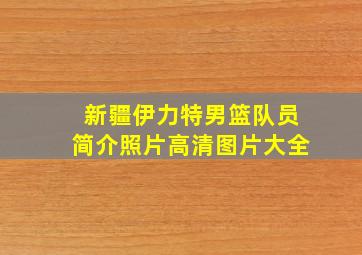 新疆伊力特男篮队员简介照片高清图片大全