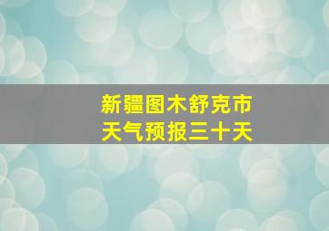 新疆图木舒克市天气预报三十天