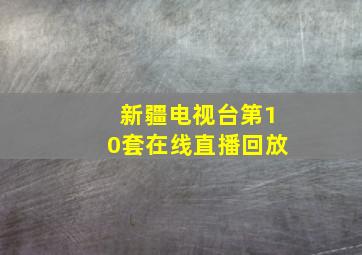 新疆电视台第10套在线直播回放