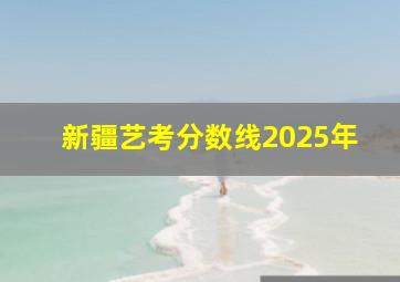 新疆艺考分数线2025年