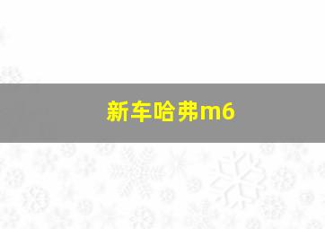 新车哈弗m6