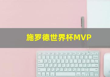 施罗德世界杯MVP