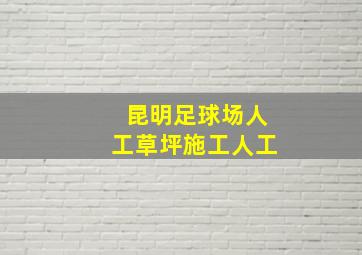 昆明足球场人工草坪施工人工