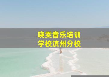 晓雯音乐培训学校滨州分校