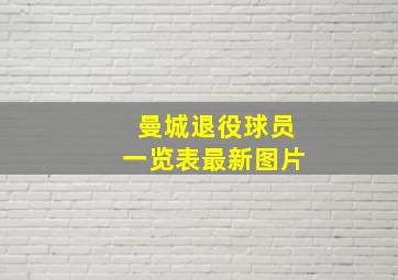 曼城退役球员一览表最新图片