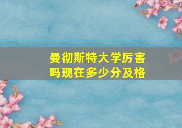 曼彻斯特大学厉害吗现在多少分及格