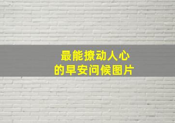 最能撩动人心的早安问候图片