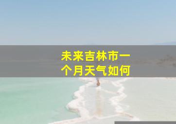 未来吉林市一个月天气如何