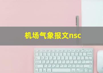 机场气象报文nsc