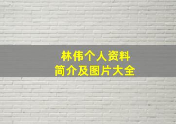 林伟个人资料简介及图片大全