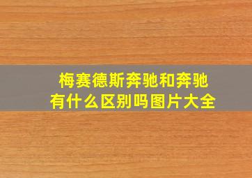 梅赛德斯奔驰和奔驰有什么区别吗图片大全