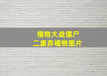 植物大战僵尸二废弃植物图片