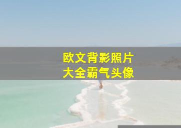 欧文背影照片大全霸气头像