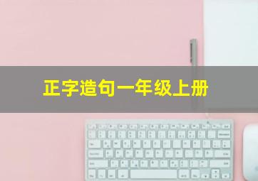 正字造句一年级上册