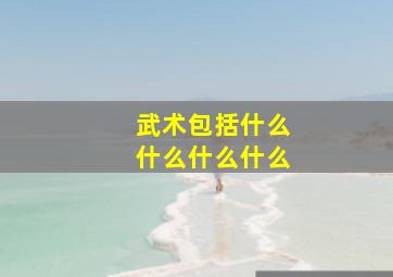 武术包括什么什么什么什么