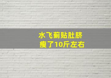 水飞蓟贴肚脐瘦了10斤左右