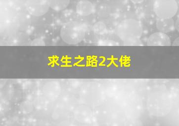 求生之路2大佬