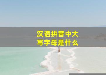 汉语拼音中大写字母是什么