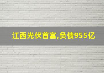 江西光伏首富,负债955亿