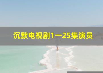 沉默电视剧1一25集演员