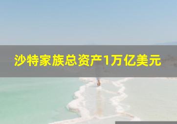 沙特家族总资产1万亿美元