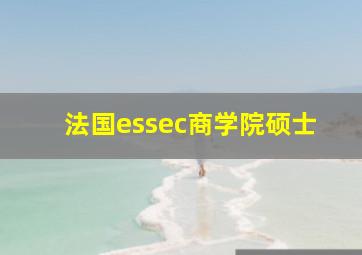 法国essec商学院硕士