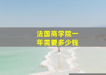 法国商学院一年需要多少钱