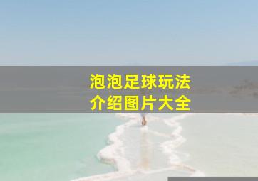 泡泡足球玩法介绍图片大全