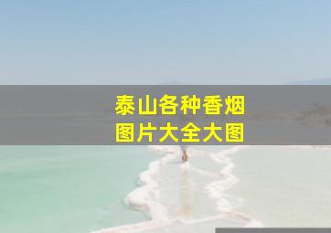 泰山各种香烟图片大全大图