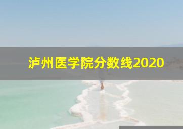 泸州医学院分数线2020