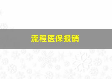 流程医保报销