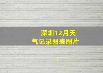 深圳12月天气记录图表图片