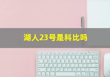 湖人23号是科比吗