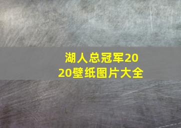 湖人总冠军2020壁纸图片大全