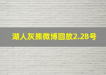 湖人灰熊微博回放2.28号