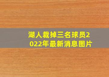 湖人裁掉三名球员2022年最新消息图片