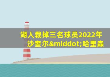 湖人裁掉三名球员2022年沙奎尔·哈里森