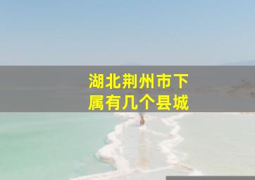 湖北荆州市下属有几个县城