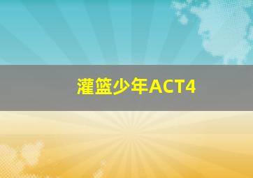 灌篮少年ACT4