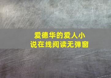 爱德华的爱人小说在线阅读无弹窗