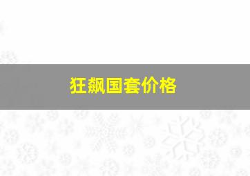 狂飙国套价格