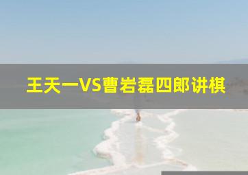 王天一VS曹岩磊四郎讲棋