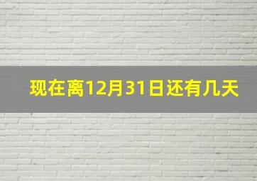 现在离12月31日还有几天