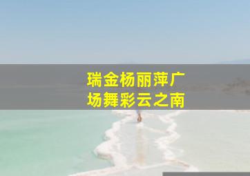 瑞金杨丽萍广场舞彩云之南