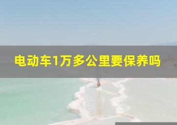 电动车1万多公里要保养吗