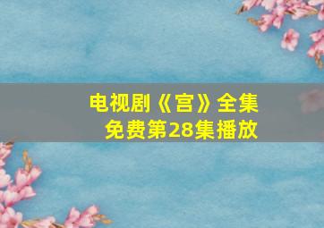 电视剧《宫》全集免费第28集播放