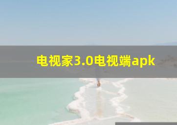 电视家3.0电视端apk