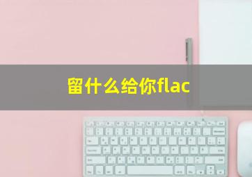 留什么给你flac