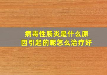 病毒性肠炎是什么原因引起的呢怎么治疗好